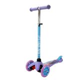 Patinete Infantil 3 Rodas Ajustavel Com Led Disney Frozen