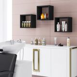 Kit 03 Nicho Decorativo 30x30 Cm Quarto Sala Recepção Salão De Beleza