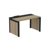 Escrivaninhas Para Escritório 160x79,2cm Pscpp160 Noce Naturalle/preto