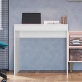 Mesa Office 80cm 1 Gaveta Infinity Móveis Castro Branco Line