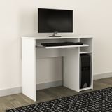 Mesa Para Escritório Em Mdp 90cm Me4140 Branco