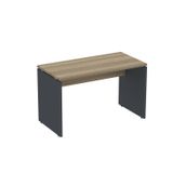 Mesa Para Escritório Retangular 120cmx60cm P25 Noce Naturalle/grafito