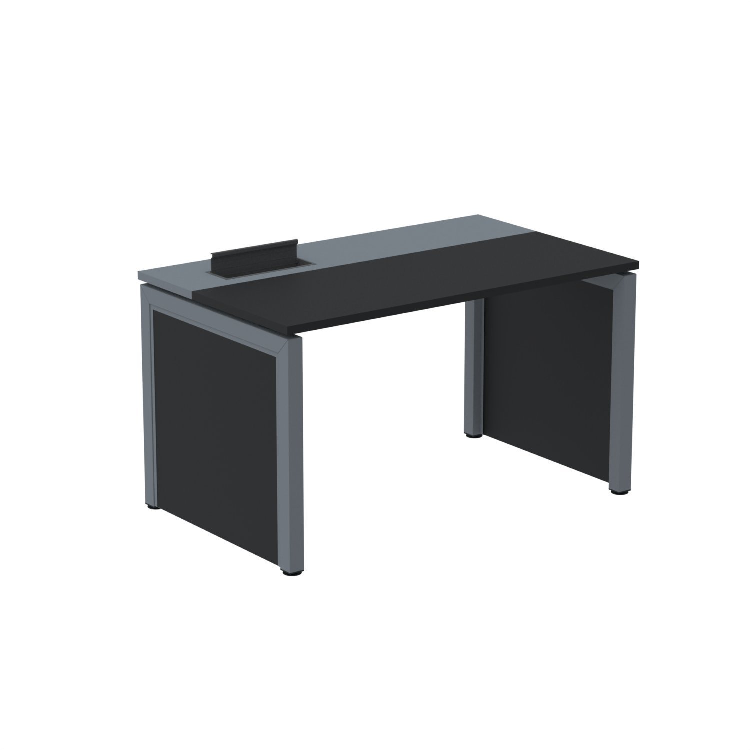 Escrivaninhas Para Escritório 160x79,2cm Pscpp160 Preto/grafito