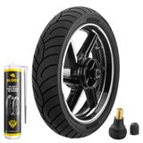 Pneu Cbx 250 Twister Fazer 250 130/70-17 62t Tlhb37 Rinaldi + Bico + Selante
