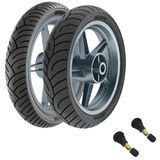 Par Pneu Cbx 250 Twister Fazer 250 130/70-17 + 100/80-17 Tl Hb37 Rinaldi + Bicos