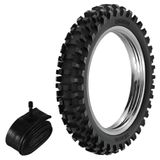Kit Pneu Xr250 Tornado Xtz 250 Lander 120/100-18 68m Rw33 Rinaldi + Camara
