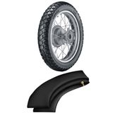 Kit Pneu Xre 300 Lander 130/80-18 66s Tr300 Vipal + Camara