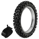 Kit Pneu Xr250 Tornado Xtz 250 Lander Tenere 120/90-18 71m Rmx35 Rinaldi + Câmara