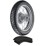 Kit Pneu Bros 150 Xre 190 Xtz 150 90/90-19 Tr300 Vipal + Camara
