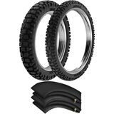 Kit Pneu Tornado Xre300 Lander Tenere 120/80-18 + 90/90-21 Rt36 Rinaldi