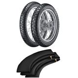 Kit Pneu Xr250 Tornado 130/80-18 + 90/90-21 Tr300 Vipal