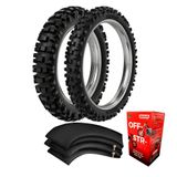 Kit Pneu Tornado Xtz 250 Lander Tenere 90/90-21 + 120/90-18 Rmx35 Rinaldi