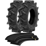 Kit 2 Pneus Carreta De Implemento Tracionada 600-14 Rga 34 Rinaldi + Camaras