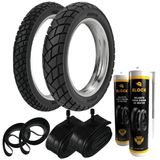 Par Pneu Agrale Elefantre 30.0 80/90-21 + 120/90-17 R34 Rinaldi + Camaras + Cintas + Selantes