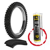 Kit Pneu Biz Pop Win Jet 100 60/100-17 Sh31 Rinaldi + Camara + Vacina