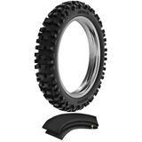 Kit Pneu Bros 150 Xtz 150 Crosser 400-17 62m Sh31 Rinaldi + Camara