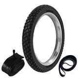 Pneu Xre 300 Falcon 400 Xtz 250 Lander 90/90-21 54s R34 Rinaldi + Camara + Cinta