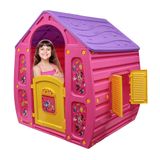 Casinha De Brinquedo Infantil Grande Playground Magic House Minnie Rosa