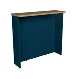 Bancada Ilha Évora Azul Orion E Carvalho 120 Cm