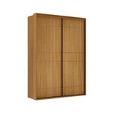 Guarda-roupa Solteiro Qualitá 100% Mdf 2 Pt 3 Gv Freijó