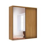 Guarda-roupa Casal Com Espelho Inovatto 100% Mdf 2 Pt 6 Gv Freijó