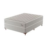 Cama Box Com Colchão Casal Master Hotel Molejo Superlastic (67x138x188) Bege