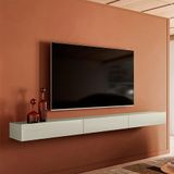 Rack Suspenso Para Tv Até 70 Polegadas Pamplona 1 Pt 2 Gv Off White