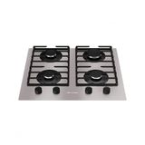 Fogão Cooktop 4 Bocas Ultra Chama Mcg4bl Grade Dupla Mesa De Alumínio Mueller Bivolt
