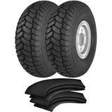 Kit 2 Pneus 400-8 Forti 2 Maggion + Camaras Empilhadeiras Carrinhos