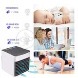 Mini Ar Condicionado Umidificador Portátil Air Cooler 3 Vel
