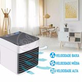 Mini Ar Condicionado Umidificador Portátil Air Cooler 3 Vel