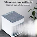 Mini Ar Condicionado Umidificador Portátil Air Cooler 3 Vel