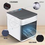 Mini Ar Condicionado Umidificador Portátil Air Cooler 3 Vel