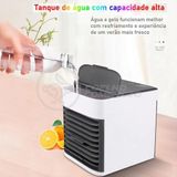 Mini Ar Condicionado Umidificador Portátil Air Cooler 3 Vel