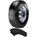 Kit Pneu 275/80r22.5 149/146l R163s Bridgestone + Camara
