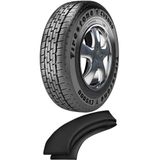 Kit Pneu H100 Topic Kombi 185r14c 104/102r Radial Cv5000 Firestone + Camara