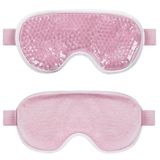Máscara Térmica De Gel Enxaqueca Sinusite Olheiras - Rosa