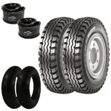 Kit 2 Pneus 700-12 Mvi 12l Maggion + Camaras + Protetores