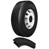 Kit Pneu 275/80r22.5 Liso 149/146l Fs440z Firestone + Camara