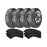 Kit 4 Pneus 185r14c 104/102r Radial Tubeless Cv5000 Firestone + Camaras