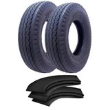Kit 2 Pneus 750-16 116/114l 10 Lonas At52 Anteo + 2 Camaras Tr75a