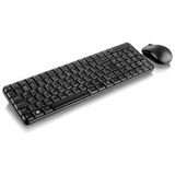Teclado &amp; Mouse Sem Fio 2.4ghz Multimidia Usb Preto Tc183