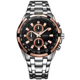 Relógio De Pulso Quartzo Masculino Design Esportivo Impermeavel 3atm Preto