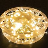 Pisca Cordão Varal Decorativo Com Leds Amarelo Redondo 100m