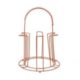 Escorredor De Copos Aramado Gold 20x16cm