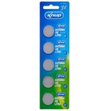 Bateria Lítio Knup, Cr2032, 3v, Blister C- 5 Unidades - Kp-bt2032