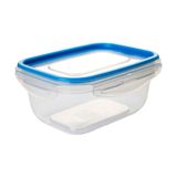 Pote Hermético Com Travas Retangular Plástico 500ml - Tritec Azul