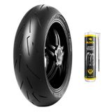 Pneu Ninja 1000 Gsx-r 1300 Hayabusa 190/50r17 Diablo Rosso Corsa 4 Pirelli + Selante