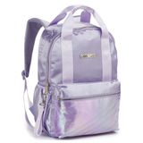 Mochila De Costas 16 Metalizada Feminina Escolar Passeio