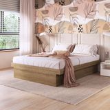 Cama Casal Box Baú 140 Bogotá 138x188cm Mel